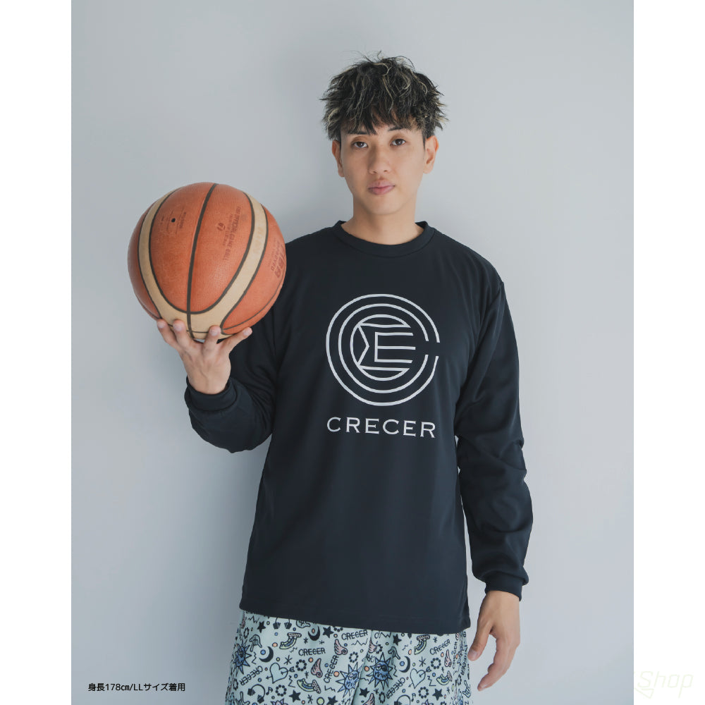 丸ロゴロンT/ブラック