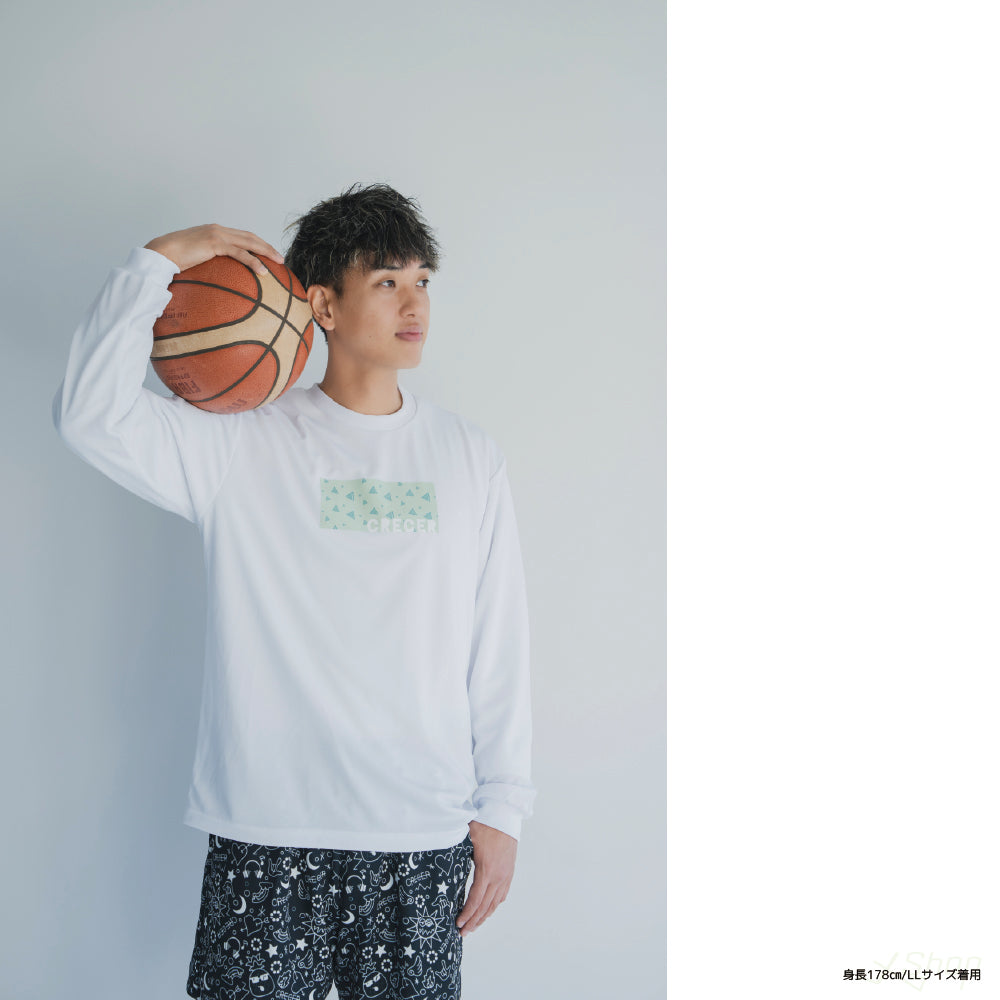 ランダムロンT/ホワイト