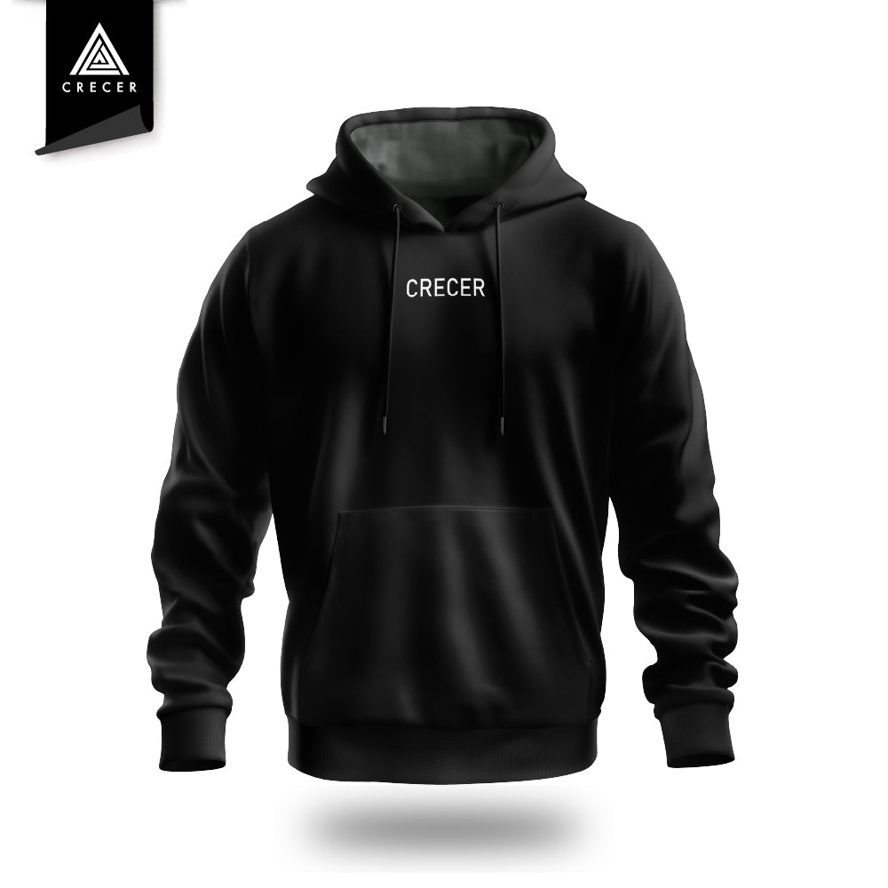 03ミニロゴカスタム刺繍ビッグシルエットパーカー/ブラック – エックス