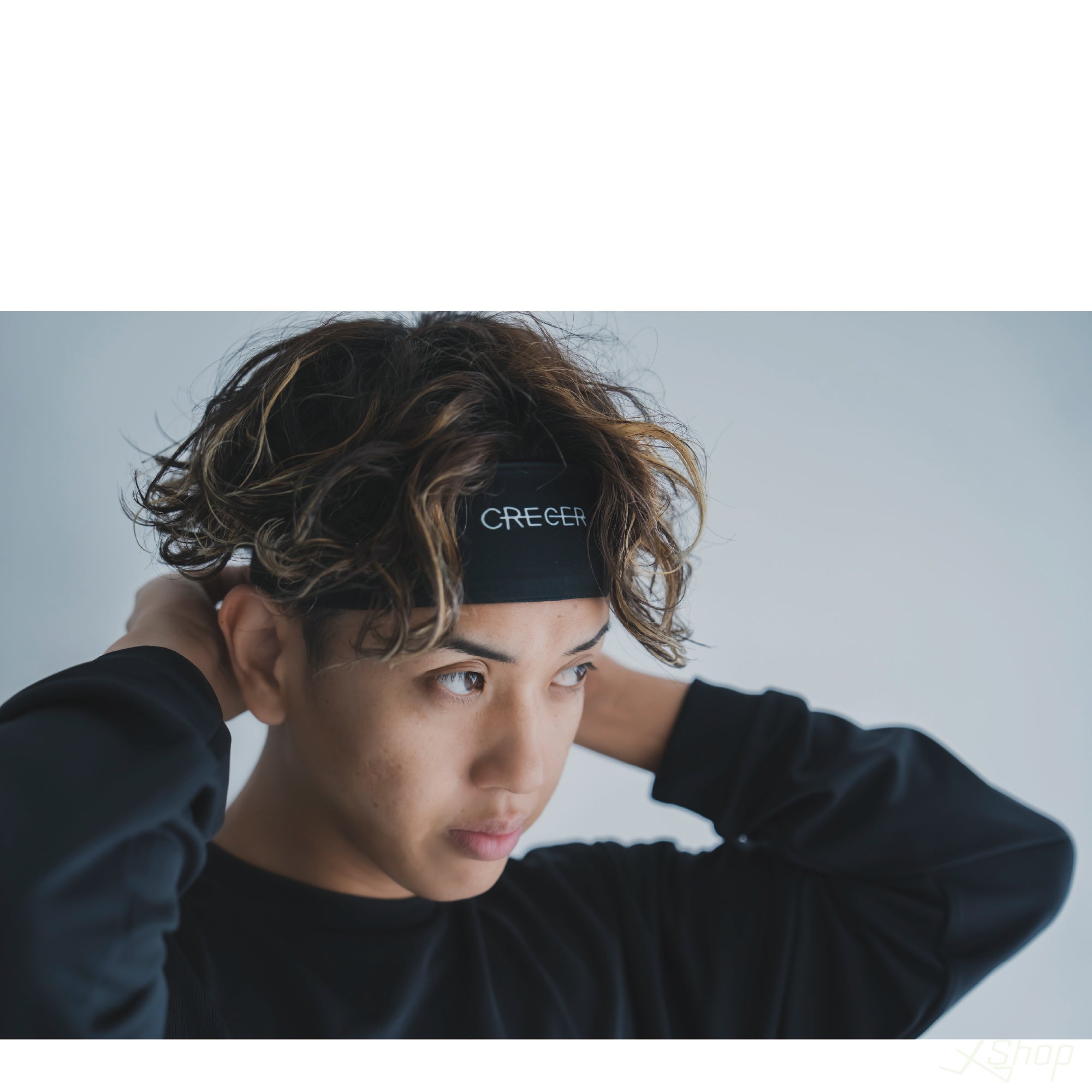 CRECERロゴヘアバンド