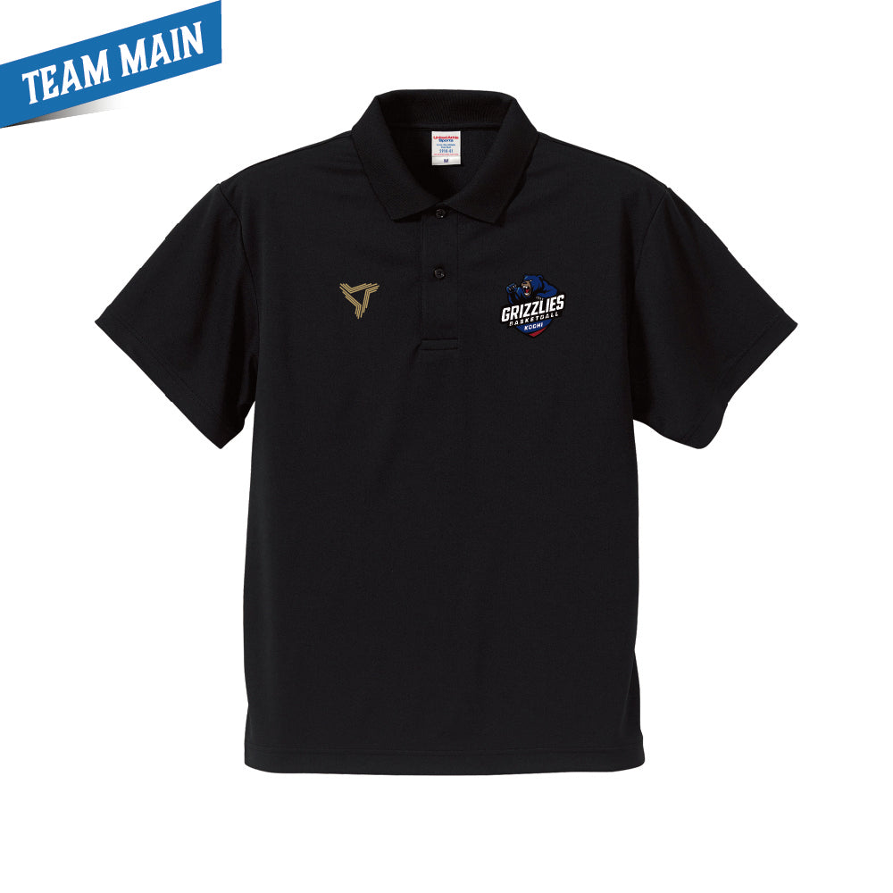 メインポロシャツ/ブラック