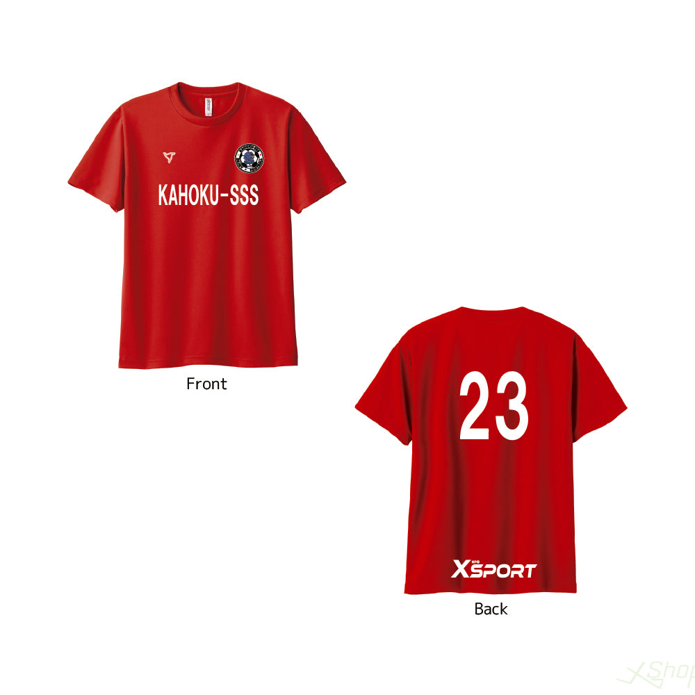 チームメインTシャツ(number)/レッド