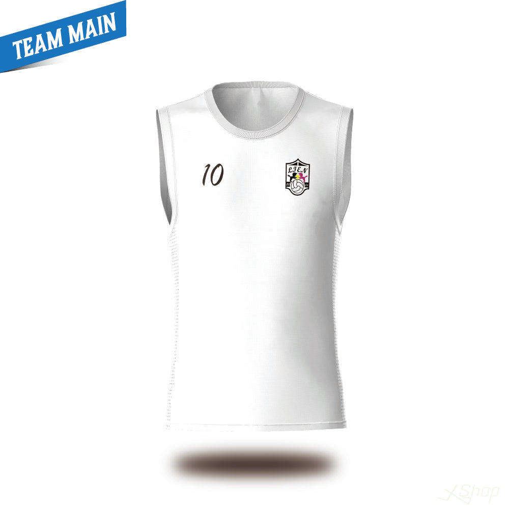 スポンサーノースリーブシャツ/ホワイト