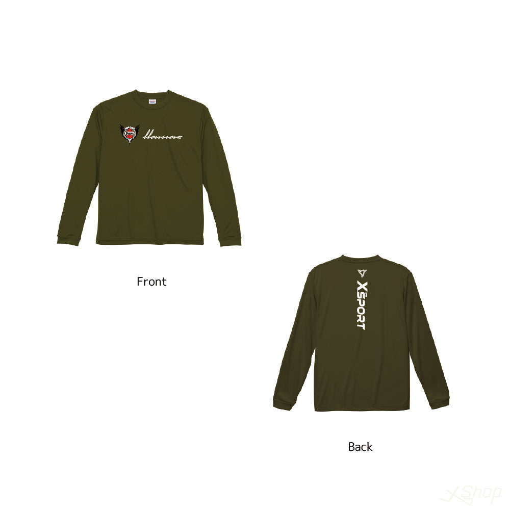 llamasコラボ長袖シャツ/アーミーグリーン