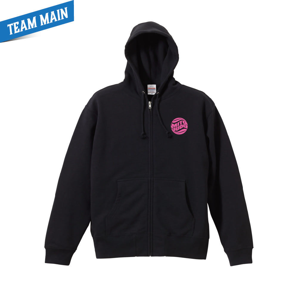 ロゴジップパーカー