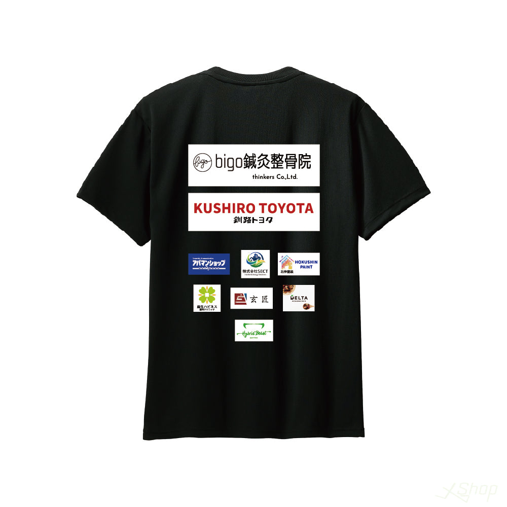 スポンサーTシャツ/ブラック