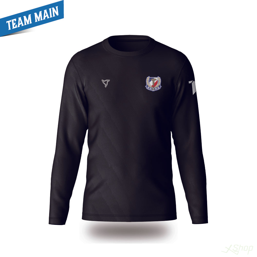 チームメインロングTシャツ/ブラック