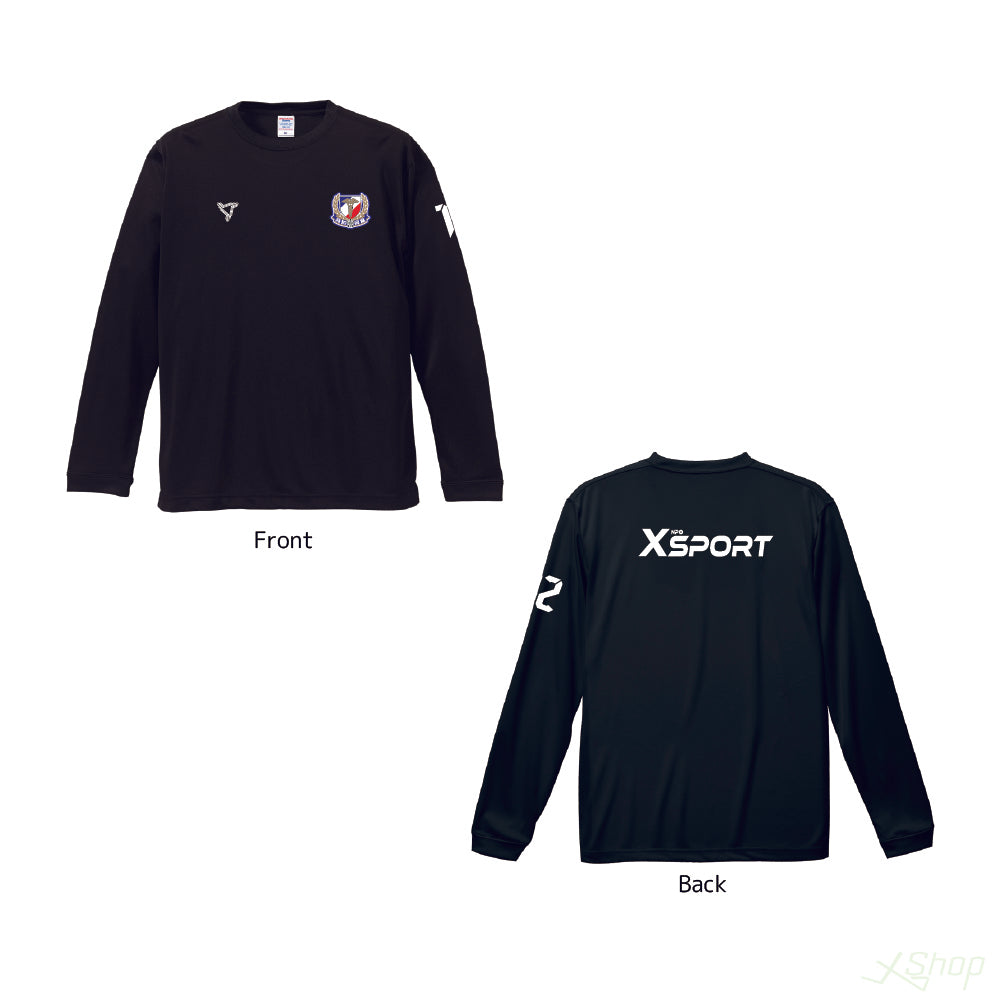 チームメインロングTシャツ/ブラック