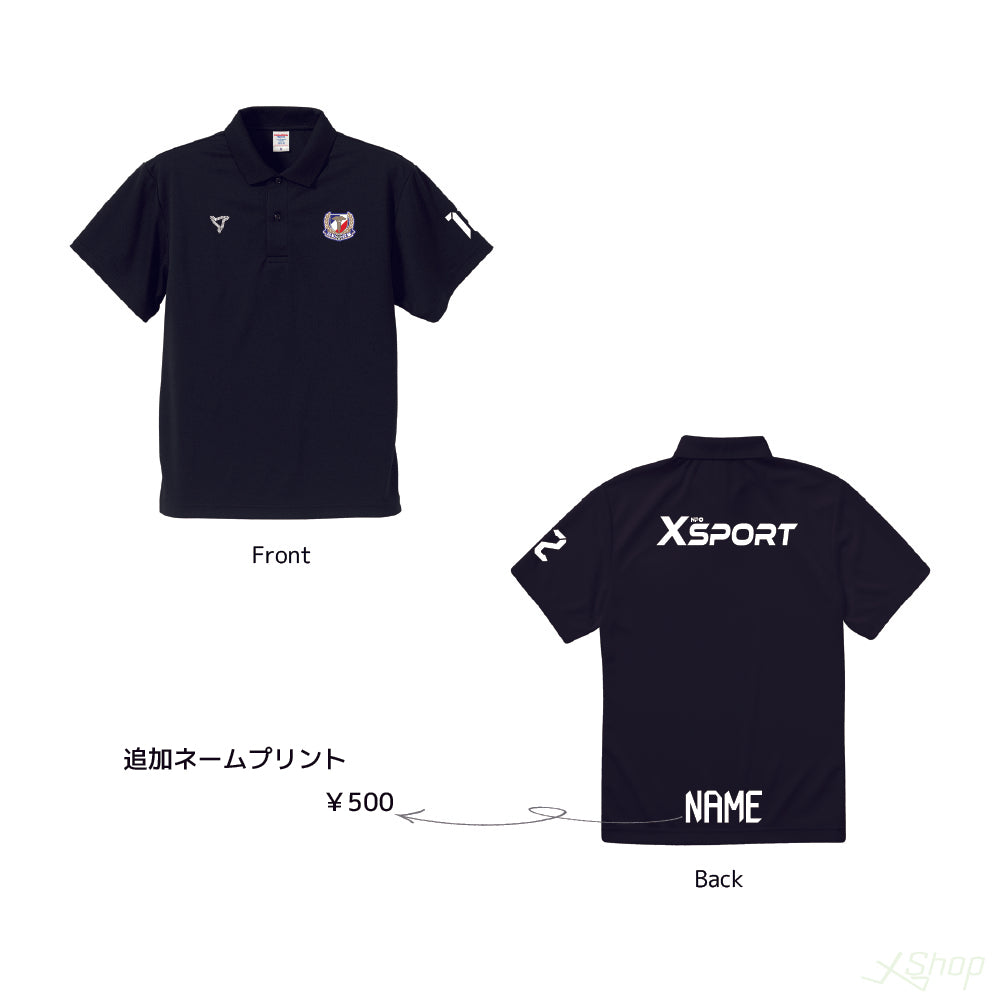 チームポロシャツ/ブラック