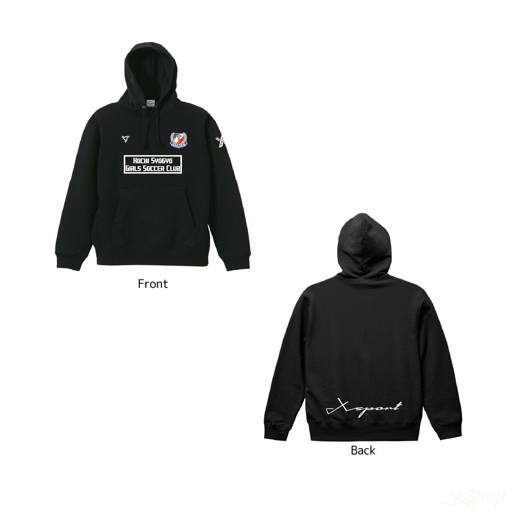 フロントロゴパーカー/ブラック