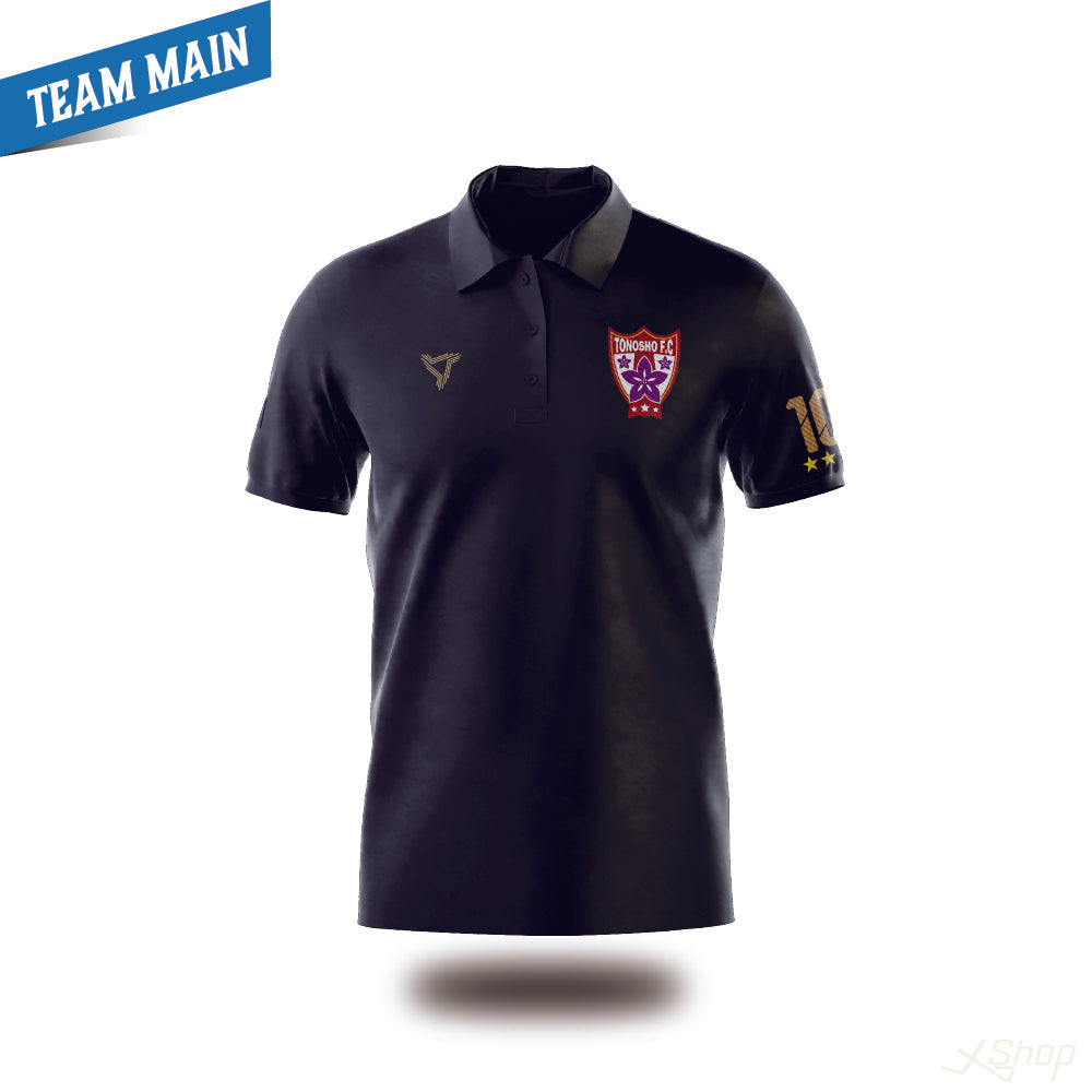 【スタッフ用】ドライポロシャツ/ブラック