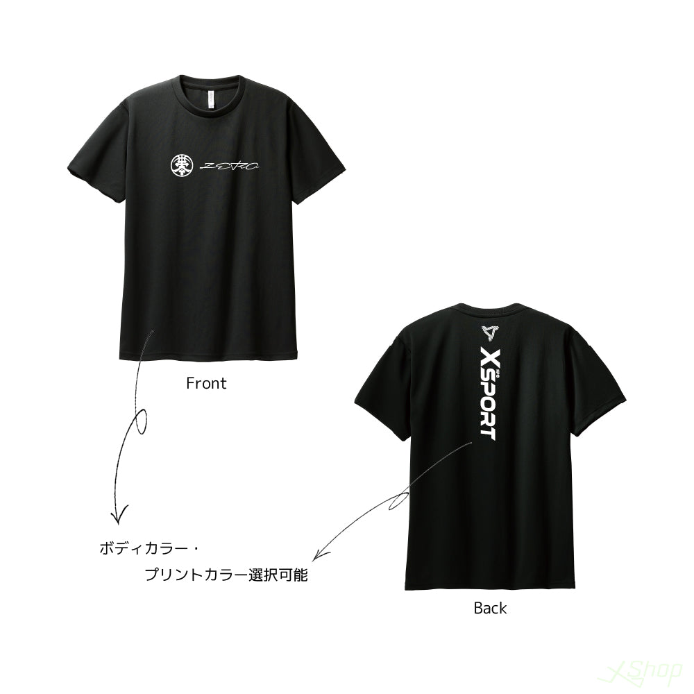 Xsport×ZeroコラボカスタムTシャツ