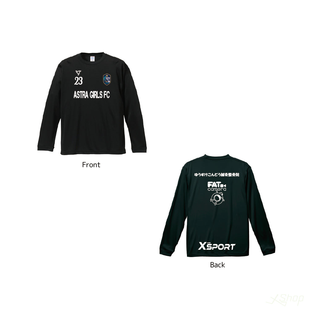 チームロングTシャツ/ブラック