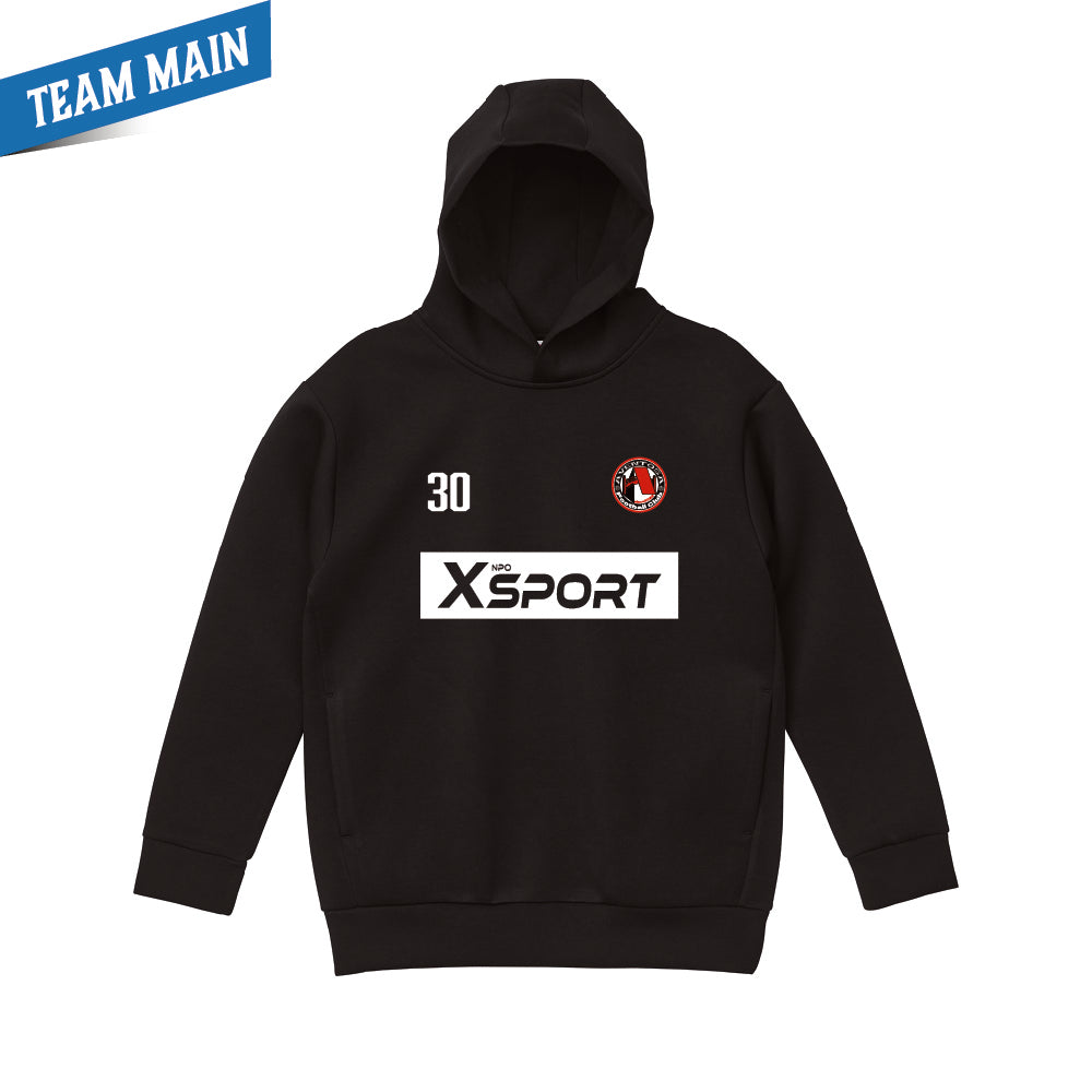 ダンボールニットパーカー/ブラック