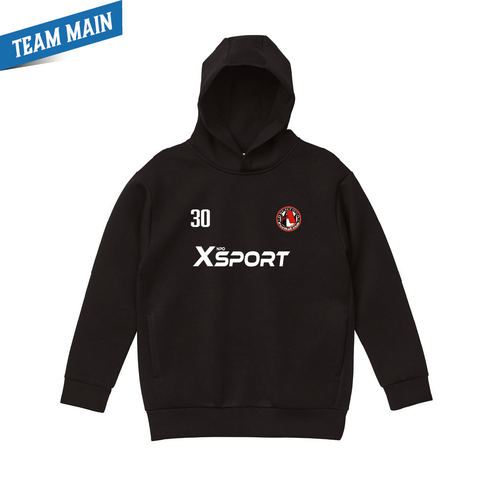 ダンボールニットパーカー/ブラック