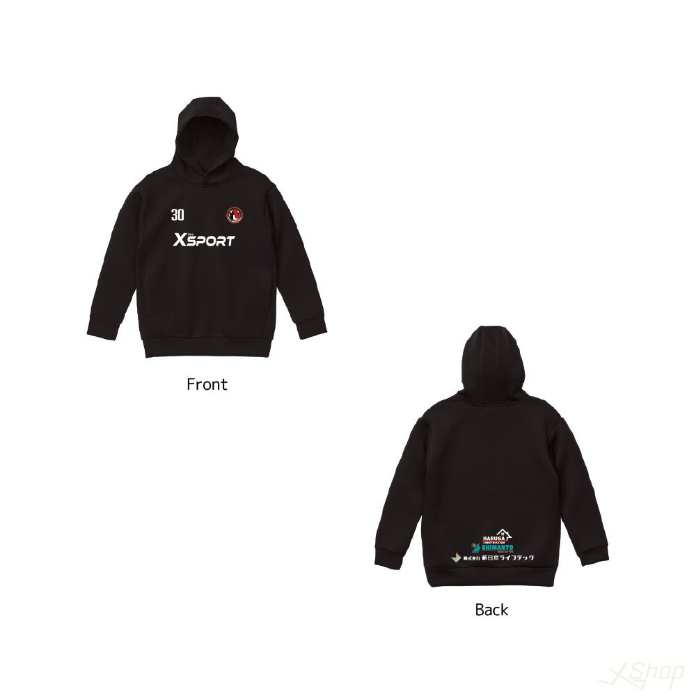 ダンボールニットパーカー/ブラック