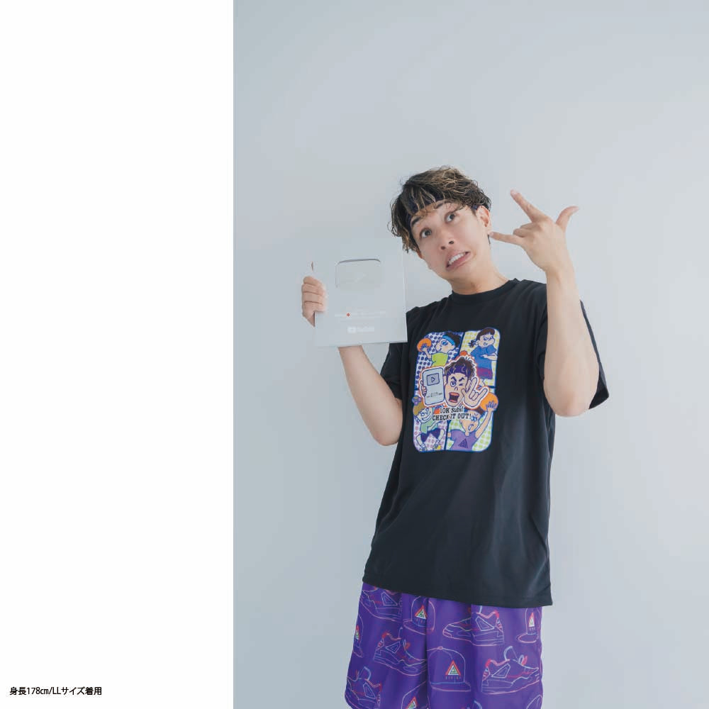 YouTube10万人記念Tシャツ