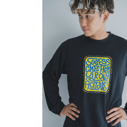 messageロングTシャツ