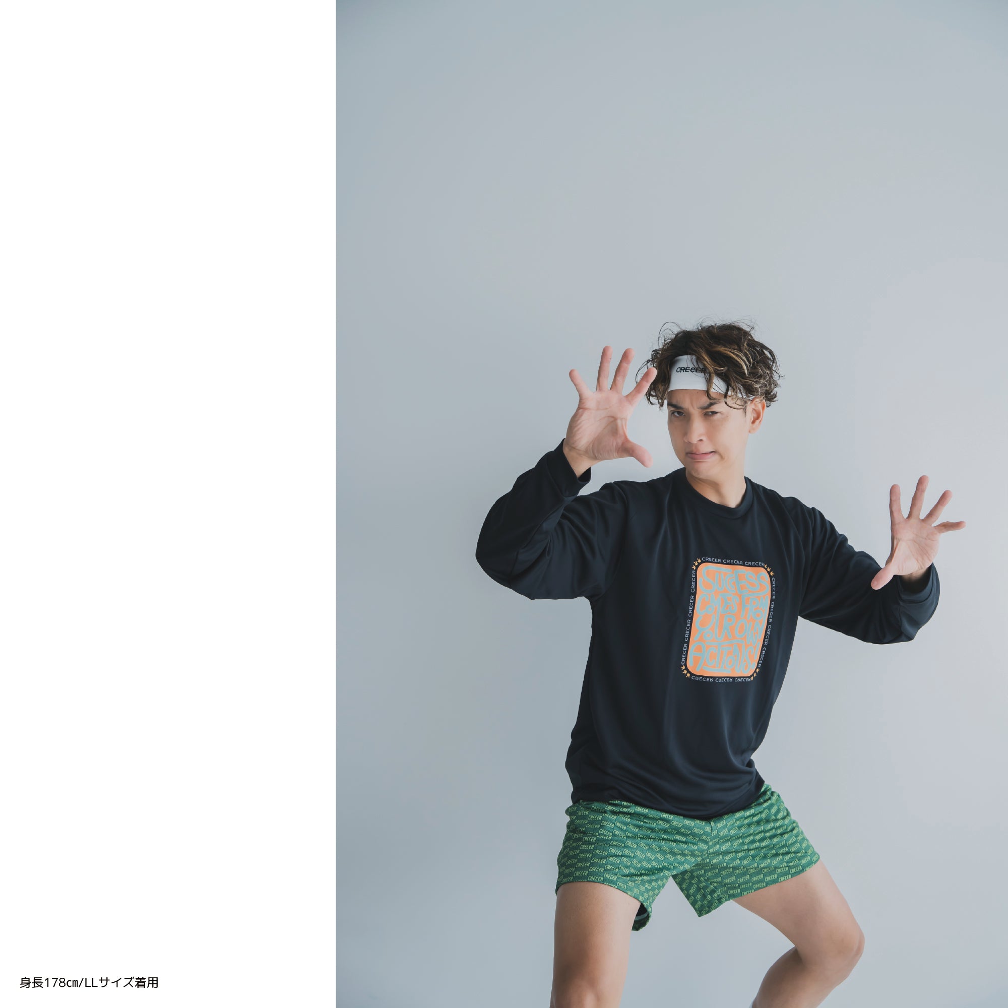 messageロングTシャツ