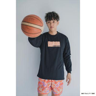 ランダムロンT/ブラック