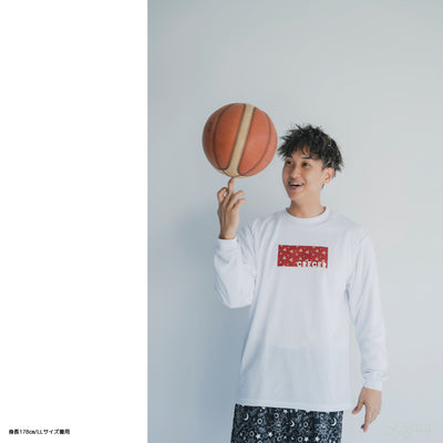 ランダムロンT/ホワイト