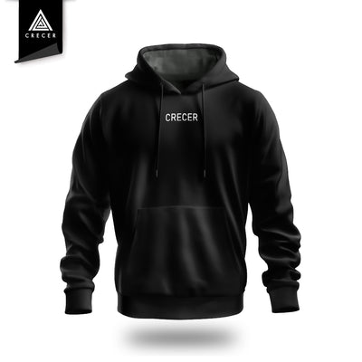 03ミニロゴカスタム刺繍ビッグシルエットパーカー/ブラック