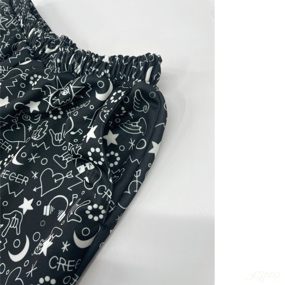 派手柄バスパン-ブラック – エックスショップ