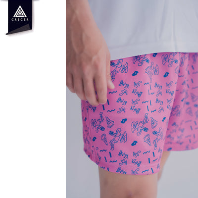 イラストバスパン-ピンク