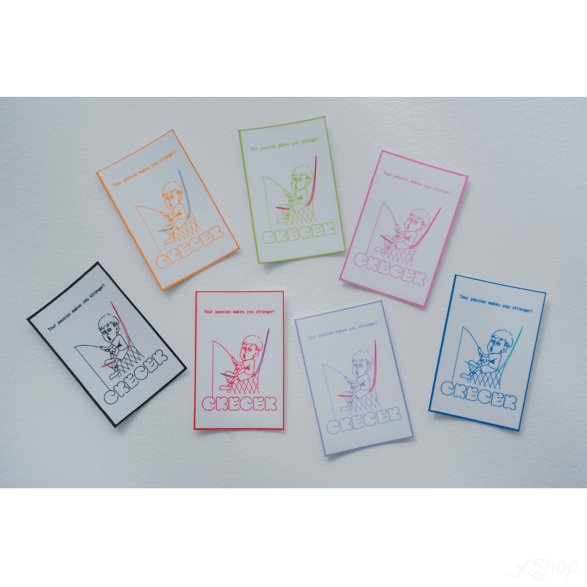 缶バッチ×ステッカー7枚セット – エックスショップ