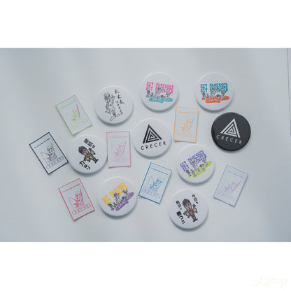 缶バッチ×ステッカー7枚セット