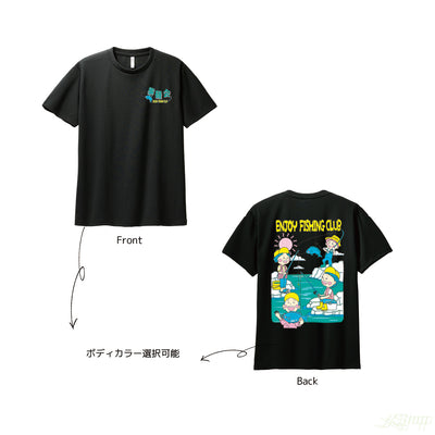 イラストロゴドライTシャツ