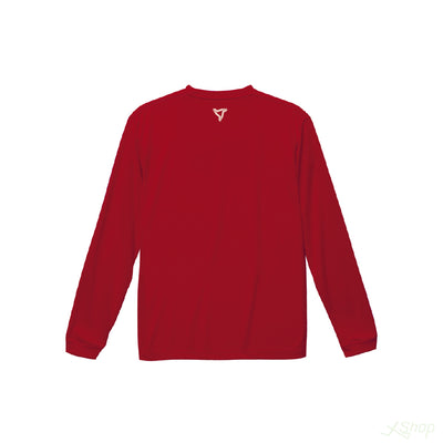 メインロングTシャツ/レッド