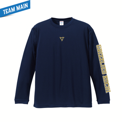メインロングTシャツ/ネイビー