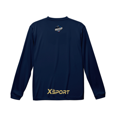 メインロングTシャツ/ネイビー