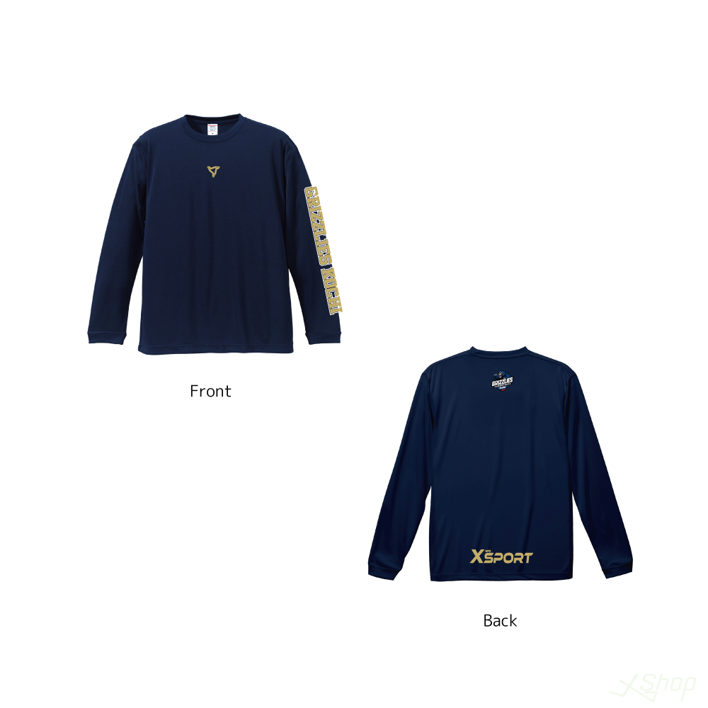 メインロングTシャツ/ネイビー