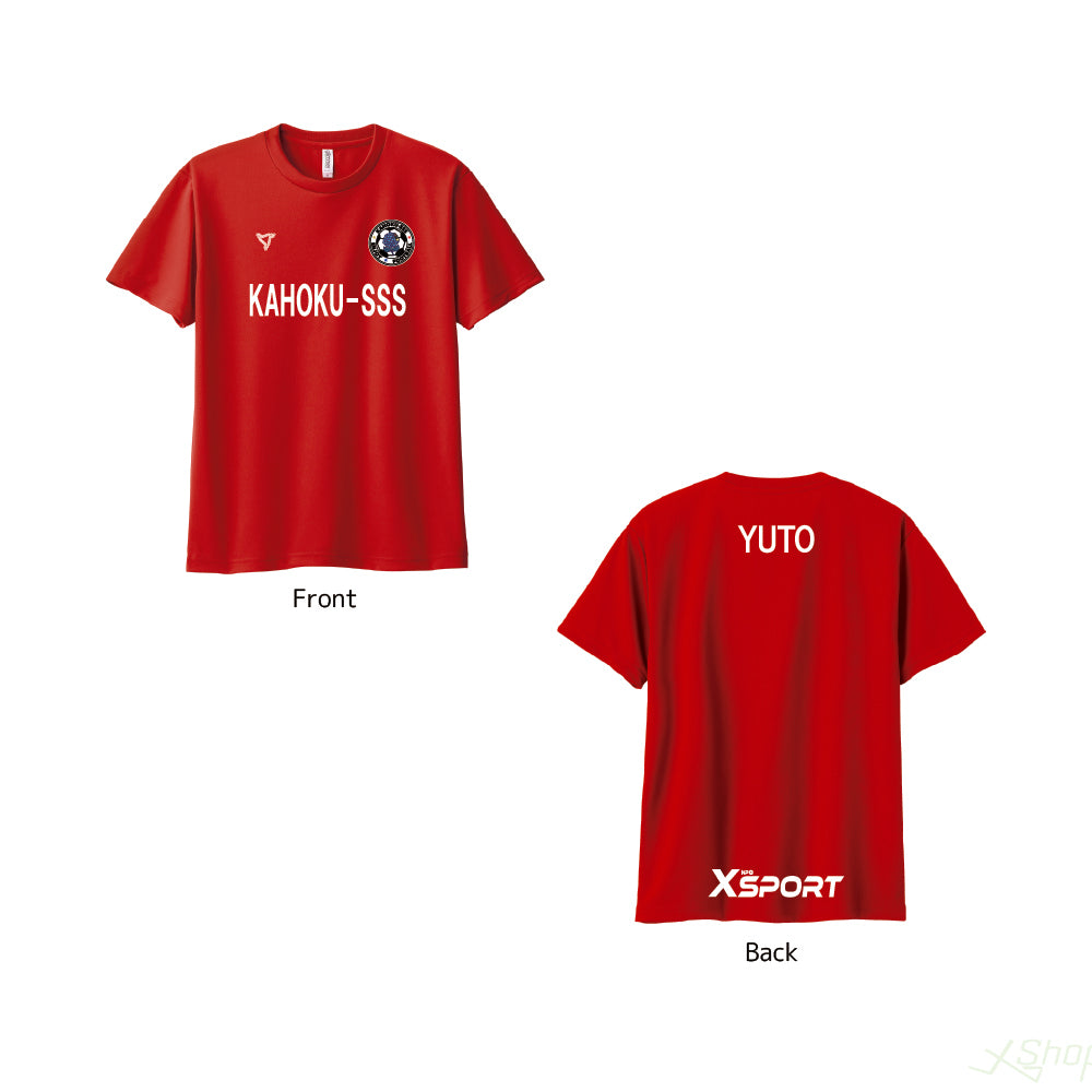 チームメインTシャツ(name)/レッド
