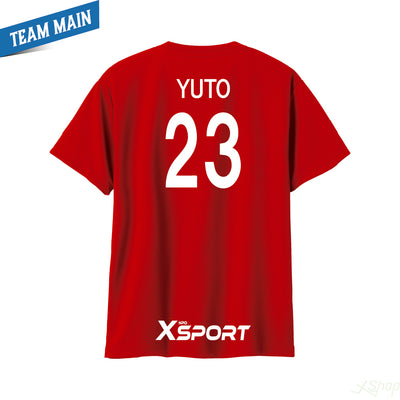 チームメインTシャツ(No.name)/レッド