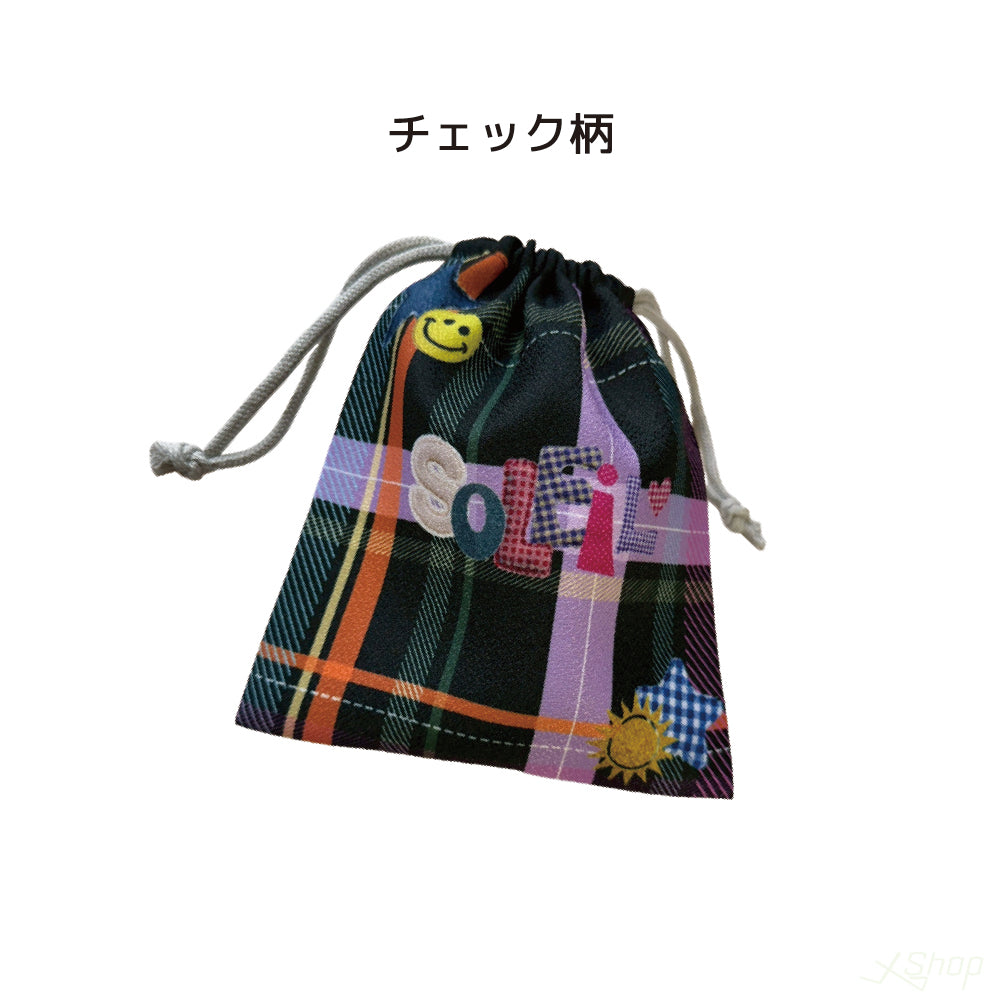 Las Olitas ヒップポーチ ハイビスカス柄・チェック柄 オリジナルポーチ – エックスショップ