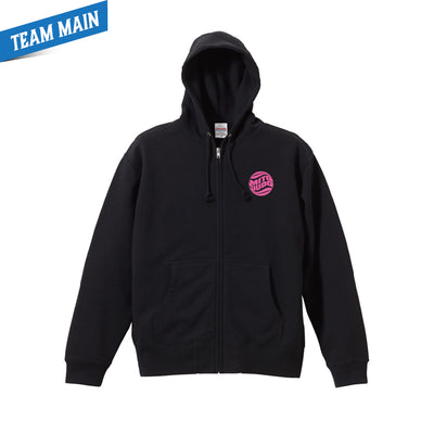 ロゴジップパーカー