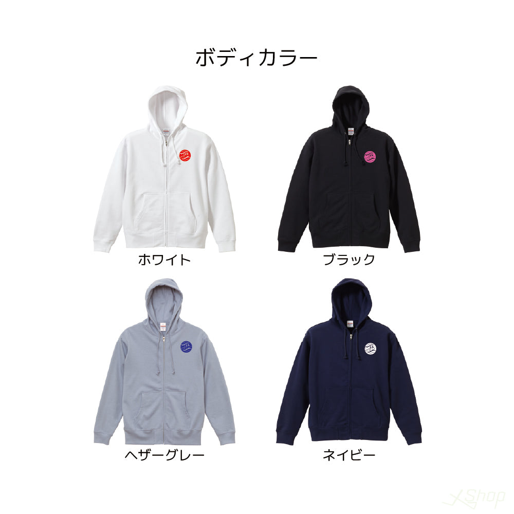 ロゴジップパーカー