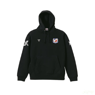 バックロゴパーカー/ブラック