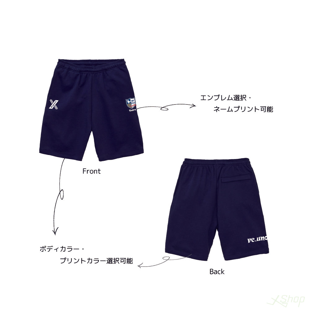 カスタムチームスウェットショーツ