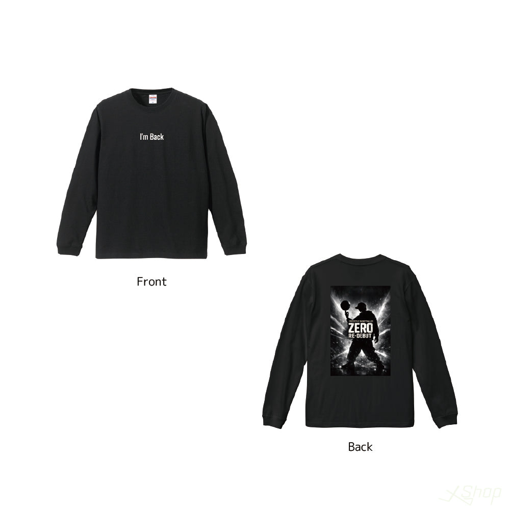 I’m BackロングTシャツ/ブラック