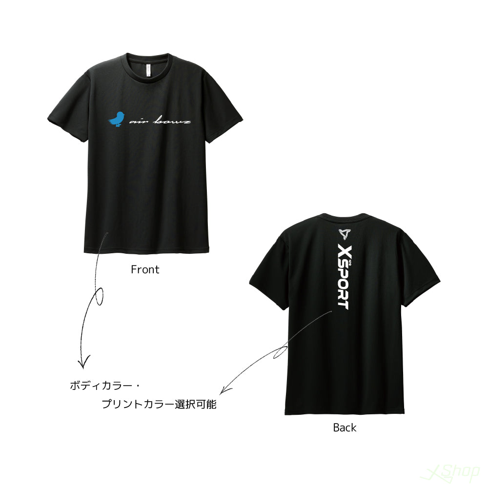 Xsport×airbowzコラボカスタムTシャツ