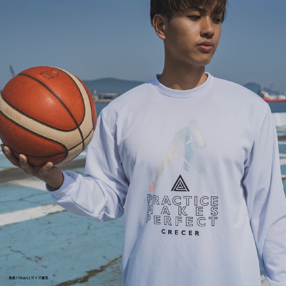 シルエットロングTシャツ-Sunset / ホワイト – エックスショップ