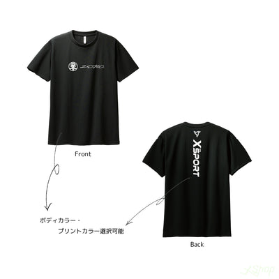 Xsport×ZeroコラボカスタムTシャツ